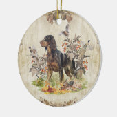 Picardy Spaniel, vogeljacht Keramisch Ornament (Links)