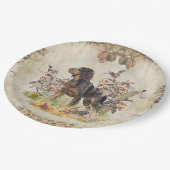 Picardy Spaniel, vogeljacht Papieren Bordje (Gekanteld)