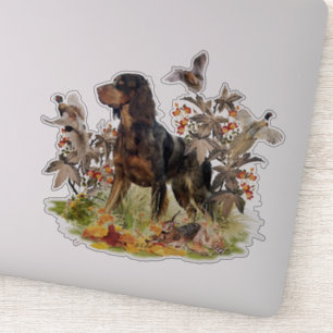 Picardy Spaniel, vogeljacht Sticker