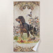 Picardy Spaniel, vogeljacht Strandlaken (Voorkant)