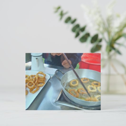 Picarone Kiosk in het park - Lima, Peru Briefkaart (Staand voorkant)