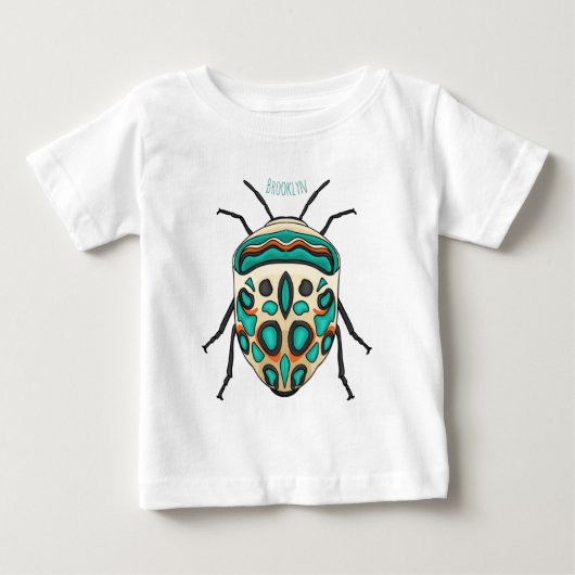Picasso bug cartoon illustratie (Voorkant)