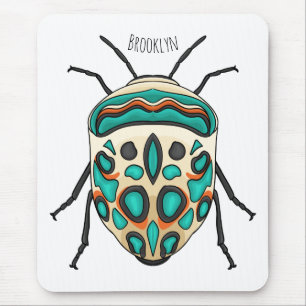 Picasso bug cartoon illustratie muismat