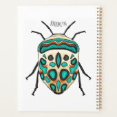Picasso bug cartoon illustratie planner (Achterkant)