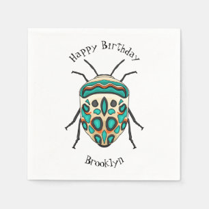 Picasso bug cartoon illustratie servet