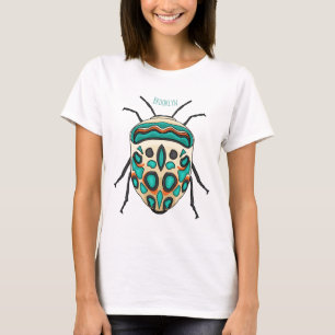 Picasso bug cartoon illustratie t-shirt