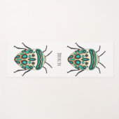 Picasso bug cartoon illustratie yogamat (Voorkant (horizontaal))