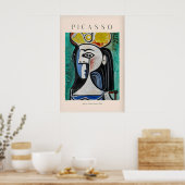 Picasso Buste Zittende Vrouw962 Kunstprint Abstrac Poster (Keuken)