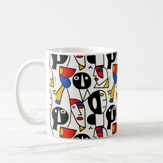 Picasso Gezichten Koffiemok (Links)