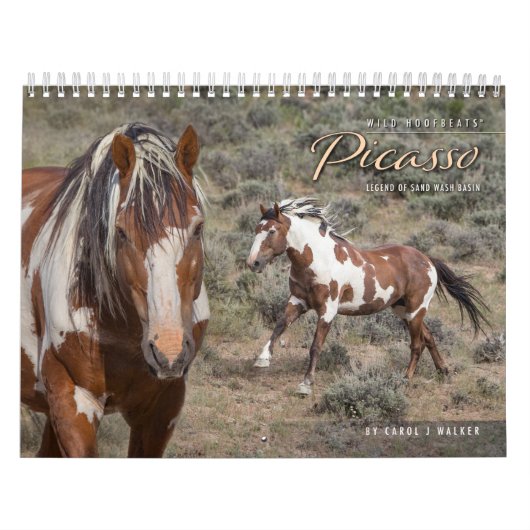 Picasso II Wild Horse Muurkalender Kalender (Hoes)