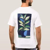 Picasso-Inspired Growing Plant T-shirt (Achterkant)