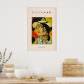 Picasso Lachende Vrouw Abstract Portret Poster (Keuken)