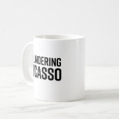 Picasso leegplunderen koffiemok (Voorkant links)