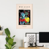 Picasso Lezend Paar Abstracte Figuren Kunstprint Poster (Thuiskantoor)