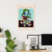 Picasso Maya met pop938 Portretprint Kind Poster (Thuiskantoor)