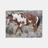 Picasso-pictogram zand wasbak, colorado fleece deken (Voorkant (Horizontaal))