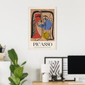 Picasso Portret Jacqueline Glanzend Haar962 Poster (Thuiskantoor)