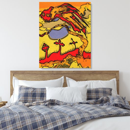 Picasso Raven  Canvas Afdruk (Insitu (Slaapkamer))