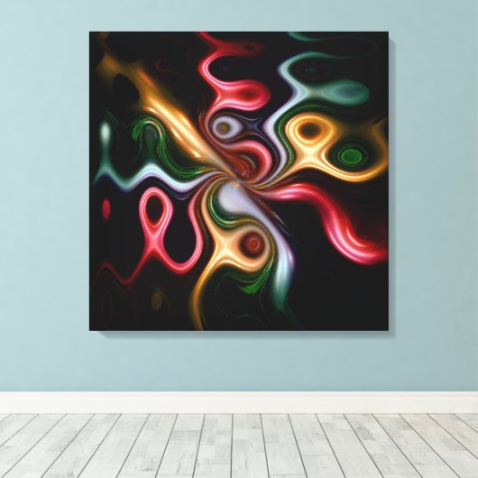 Picasso-Roos Canvas Afdruk (Insitu (Houten vloer))