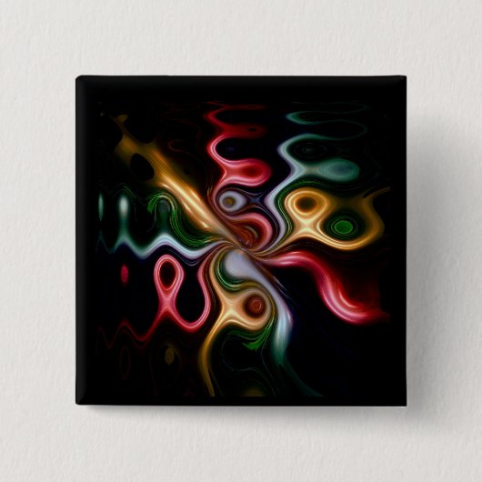 Picasso-Roos Vierkante Button 5,1 Cm (Voorkant)