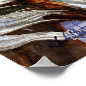 Picasso van zand wasbekken HMA Poster (Hoek)