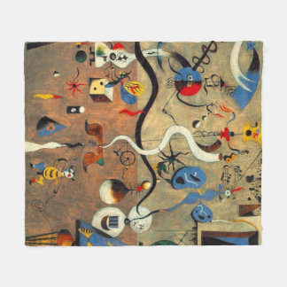 Picasso's carnaval fleece deken