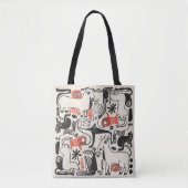Picasso's Menagerie Canvas tas (Voorkant)