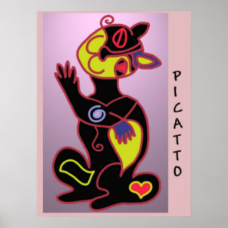PICATTO in kleur Poster