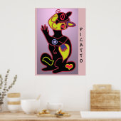 PICATTO in kleur Poster (Keuken)