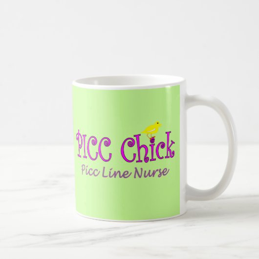 PICC chick-PICC LIJN ToevoegingszurseGifts Koffiemok (Rechts)
