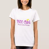 PICC chick-PICC LIJN ToevoegingszurseGifts T-shirt (Voorkant)