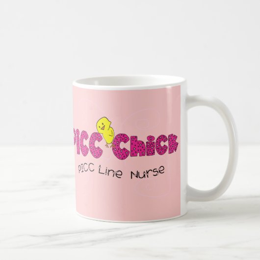 PICC Chick PICC Line Neurse Gifts Koffiemok (Rechts)