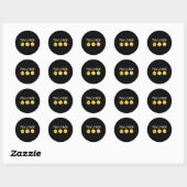 Picc Chick Schattig Kippen Vaataccess Team Picc Ronde Sticker (Vel)