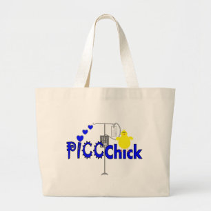 PICC KISTOORGEVINGEN (PICC LINE NURSE) GROTE TOTE BAG