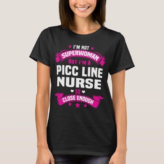 PICC-lijnverpleegster T-shirt (Voorkant)