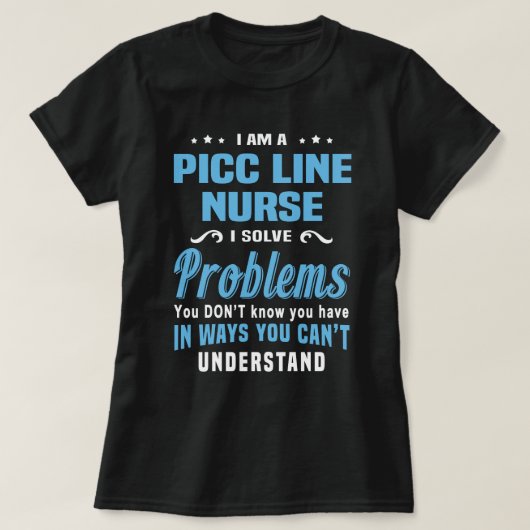 PICC-lijnverpleegster T-shirt (Design voorkant)