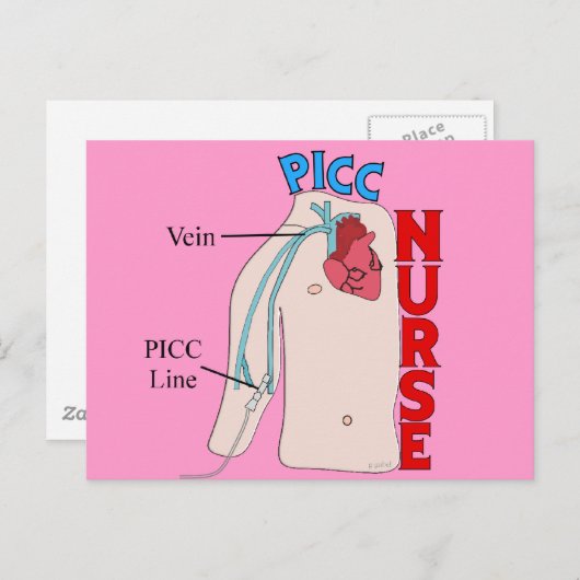 PICC-lijnzuster Anatomical Design Giften Briefkaart (Voorkant / Achterkant)