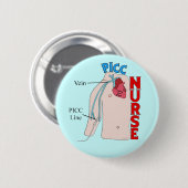 PICC-lijnzuster Anatomical Design Giften Ronde Button 5,7 Cm (Voorkant /achterkant)