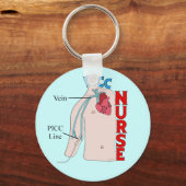 PICC-lijnzuster Anatomical Design Giften Sleutelhanger (Voorkant)