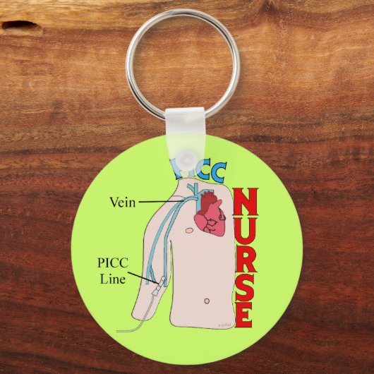 PICC-lijnzuster Anatomical Design Giften Sleutelhanger (Voorkant)