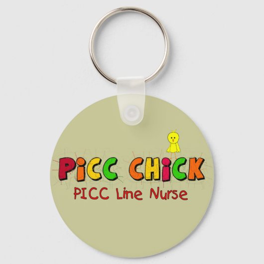 PICC LINE Nurse Gifts Sleutelhanger (Voorkant)