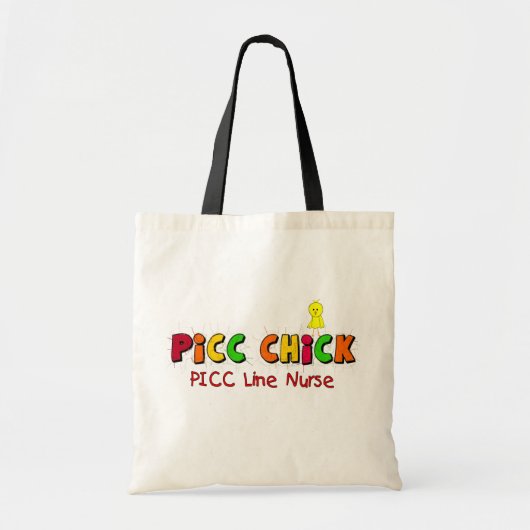 PICC LINE Nurse Gifts Tote Bag (Voorkant)