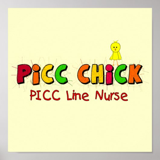 PICC LINE Nurse POSTER (Voorkant)