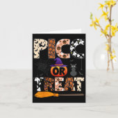 Picc-verpleegster Halloween Lieve Vaat Vaataccess  Kaart (Gele Bloem)