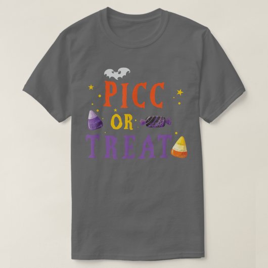 PICC Zurse Halloween Cute VAT Vascular Access Team T-shirt (Design voorkant)