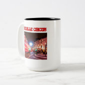 Piccadilly Circus 15 oz. Two Tone Mug Tweekleurige Koffiemok (Voorkant links)