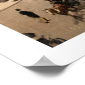 Piccadilly Circus, Antiek Londen England UK. Poster (Hoek)