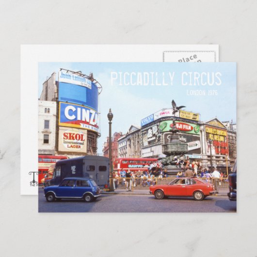 Piccadilly Circus Briefkaart (Voorkant / Achterkant)