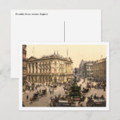 Piccadilly Circus, Londen, Engeland Briefkaart (Voorkant / Achterkant)
