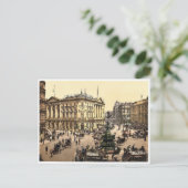 Piccadilly Circus, Londen, Engeland, zeldzame Phot Briefkaart (Staand voorkant)